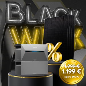 Anker SOLIX Solarbank 2 E1600 Pro Balkonkraftwerk Speicher Set 2000 Watt 800 Watt - Trina Doppelglas - JurSol Storage Mini 3.2 kWh